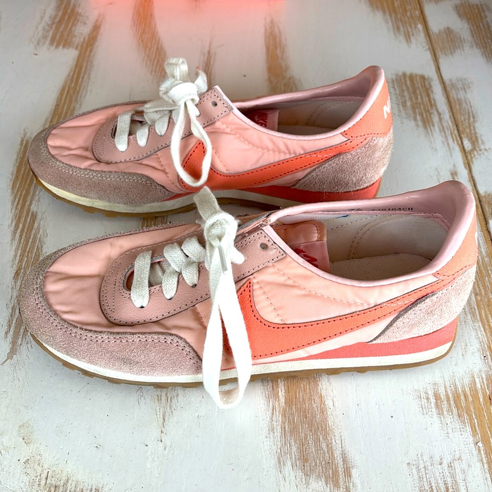 Vintage Nike Diablo waffle sneakers peachy pink 7.5 RETRO VINTAGE
